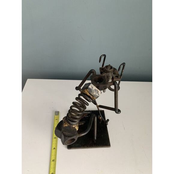 Welded Golf Art Sculpture Putt Putt Signed Christmas Gift Man Cave Scrap Metal - Picture 10 of 13
